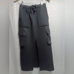Papermoon Jersey Knit midi cargo skirt. Ladies size S